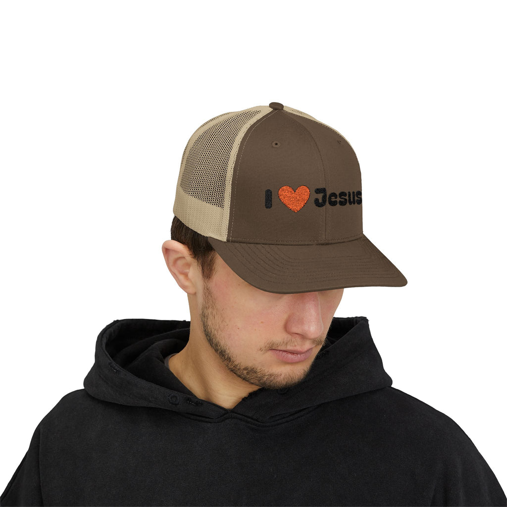 I heart Jesus Trucker Cap