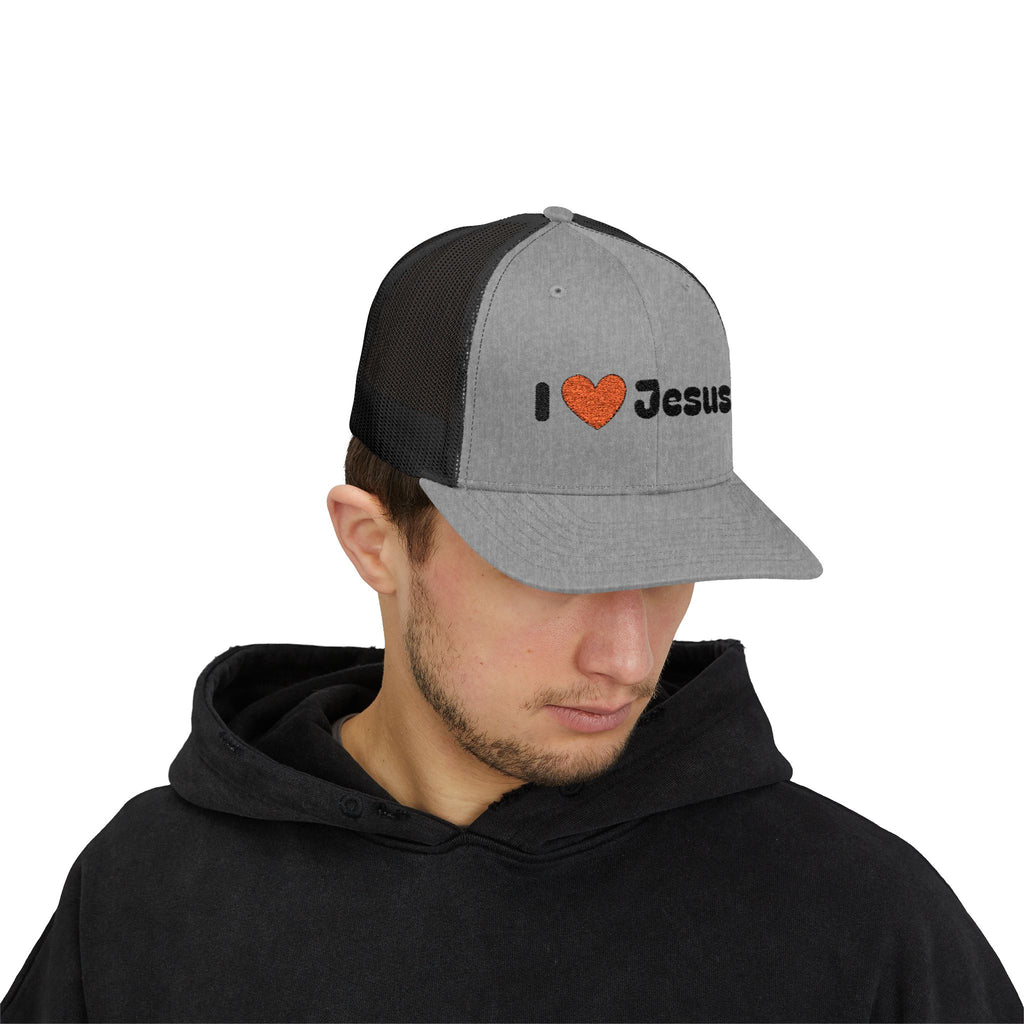I heart Jesus Trucker Cap